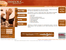 Tablet Screenshot of dandora.com